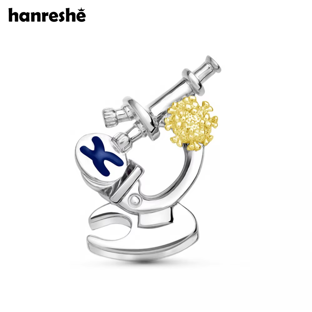 Medical Laboratory Technology - Hanreシェ-科学実験室用電子機器ピン,化学生物学ウイルス実験室,医療用ジュエリーラペルバッジ,医師,科学者用