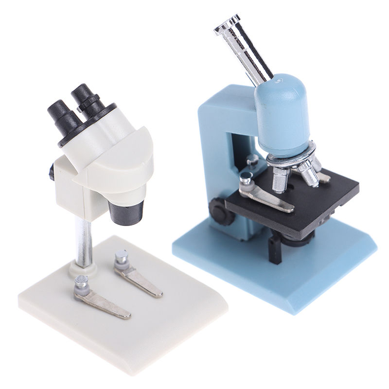 Medical Laboratory Technology - 1Pc 1:12 ドールハウスミニチュア顕微鏡実験室機器モデル実験シーン装飾玩具。