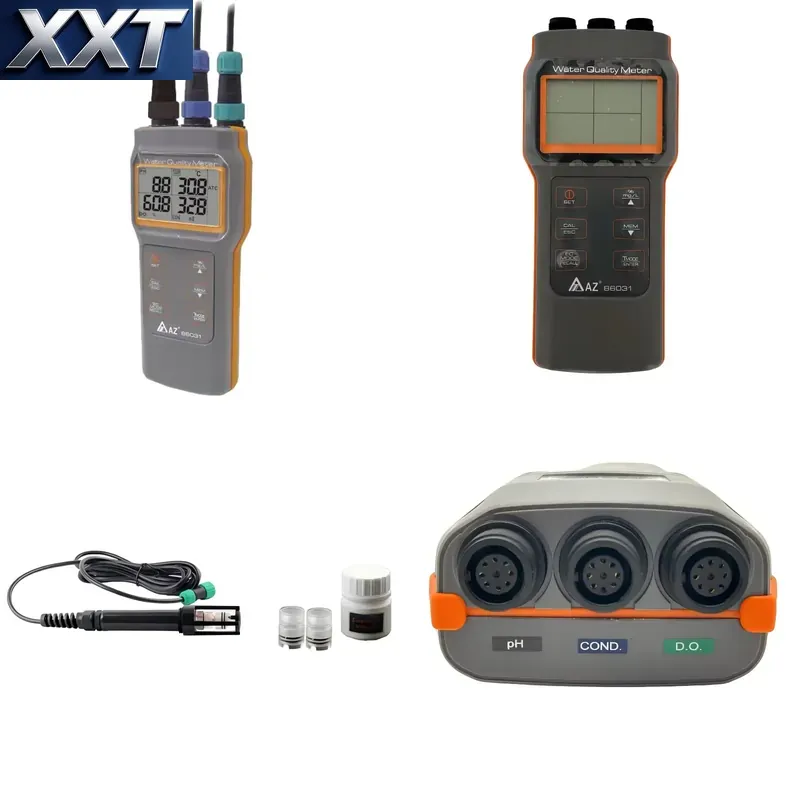 Ph Meter - XXT 86031 ハンドヘルドIP67水質テスター pH/導電率/TDS/塩分/溶解物質計 実験室および現場用