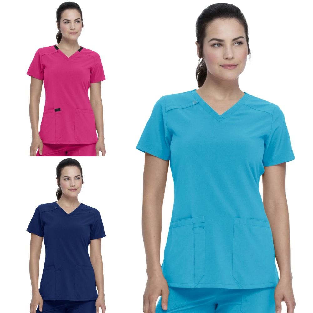 Medical Lab Coat - 男女兼用医療ユニフォーム、男女兼用看護服、ナーススクラブセット、医師、歯科医、作業着の新作トップス