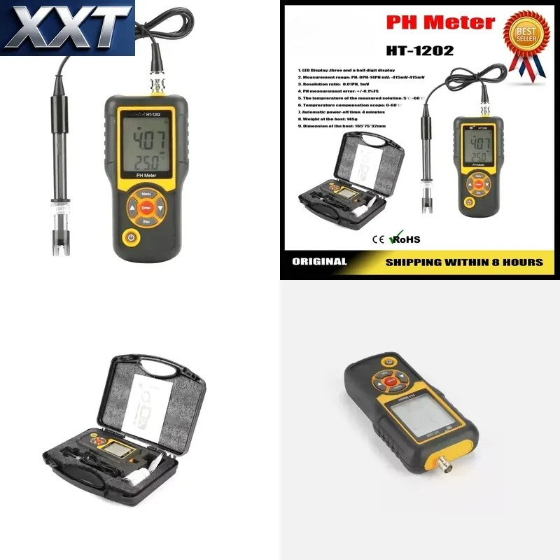 Ph Meter - XXTデジタルpHメーター スマートセンサー搭載 高精度水質テスター 淡水および海洋養殖モニタリング用