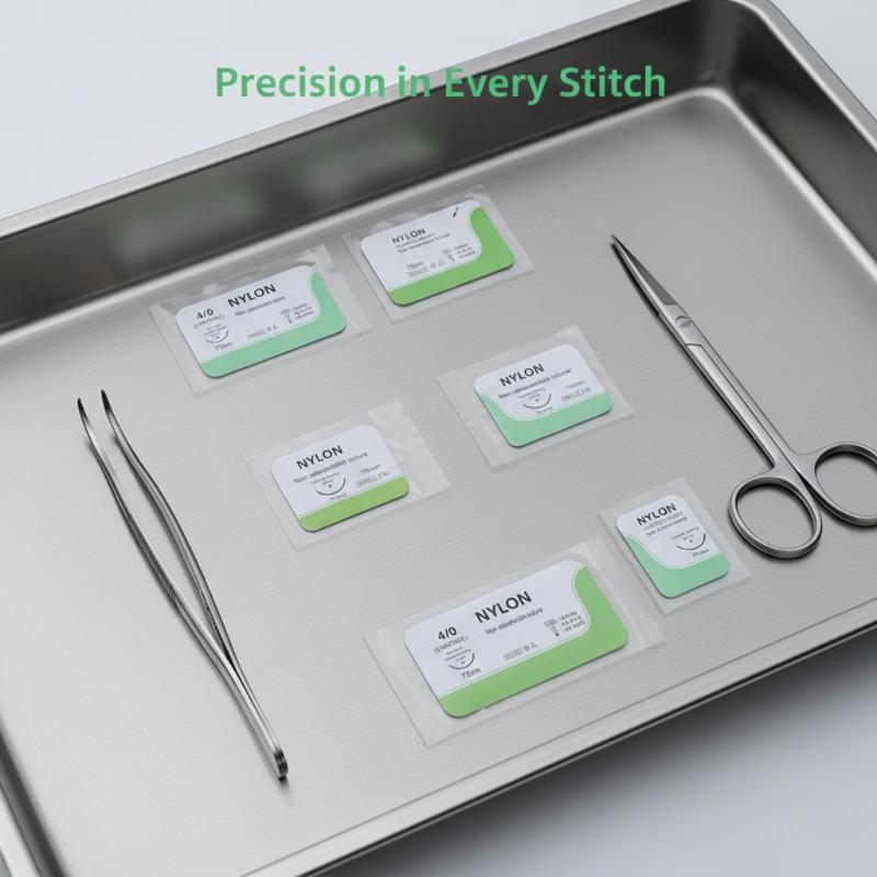 ナイロン製外科縫合糸キット 12個入り 2.0 3.0 4. - Medical Lab Kit のレビューと価格
