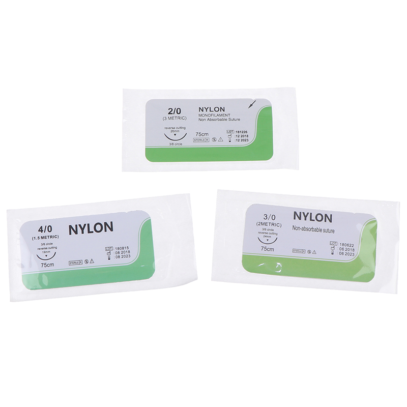 ナイロン製外科縫合糸キット 12個入り 2.0 3.0 4. - Medical Lab Kit のレビューと価格