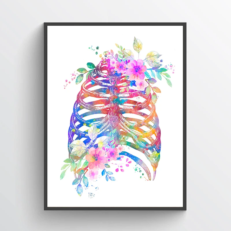 解剖学医療ポスター花器官ウォールアートキャンバス絵画人類学教 - Medical Lab Pictures のレビューと価格
