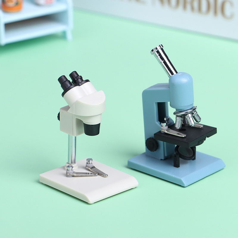 1Pc 1:12 ドールハウスミニチュア顕微鏡実験装置モデル - Medical Laboratory Technology のレビューと価格