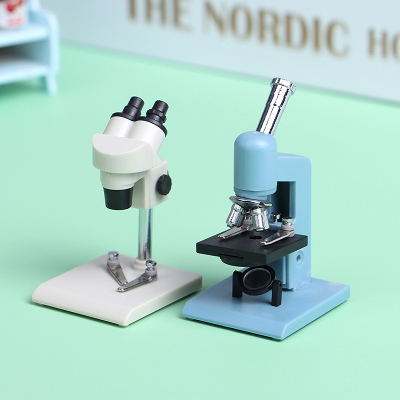 1Pc 1:12 ドールハウスミニチュア顕微鏡実験装置モデル - Medical Laboratory Technology のレビューと価格