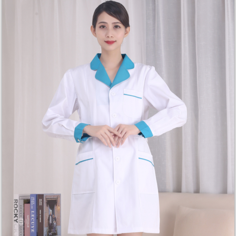 白い看護師ユニフォーム半袖医療スクラブトップ白衣医師ユニフォ - Medical Lab Coat のレビューと価格