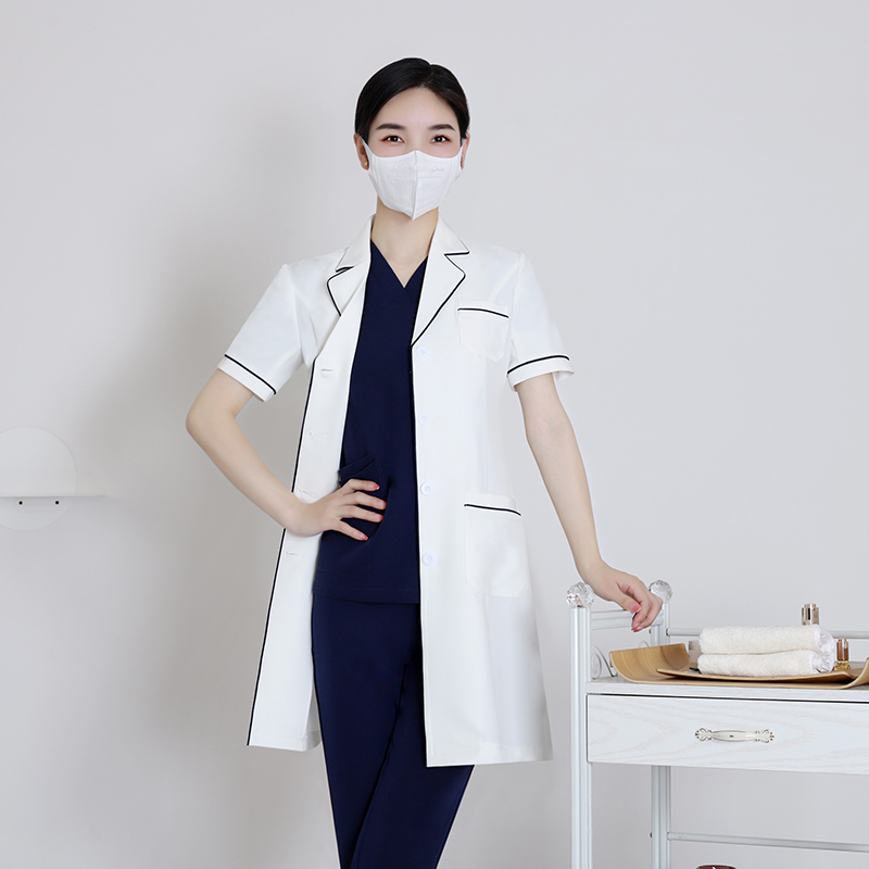 半袖白白衣医療美容ナース制服女性用フィットハイエンドドクター - Medical Lab Years のレビューと価格