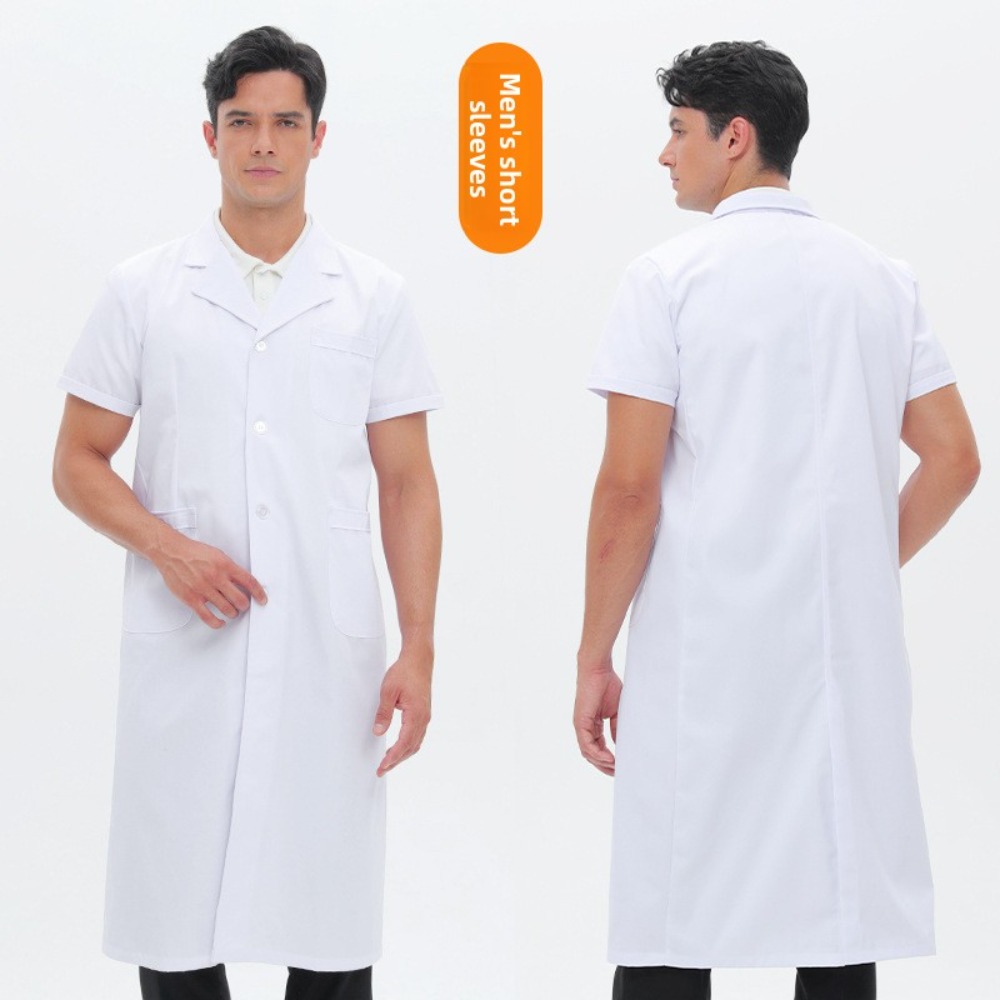 夏用半袖ドクターラボコート、歯科医、薬局スタッフ、作業員向け - Medical Lab Worker のレビューと価格