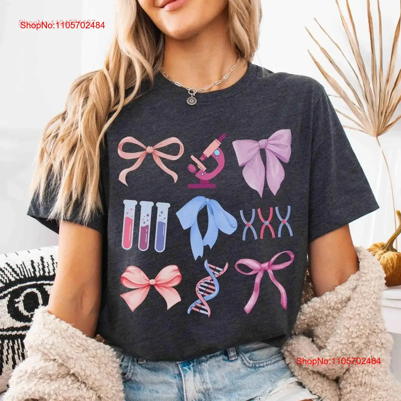 分子生物学Tシャツ クリスマスコケット 科学教師 微生物学  - Medical Laboratory Technologist のレビューと価格