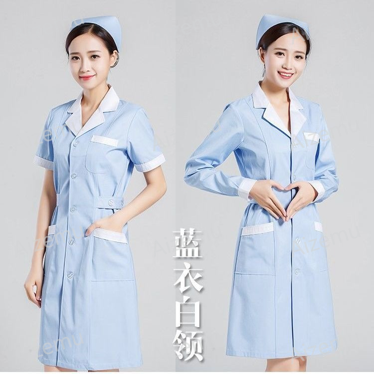 ユニセックス半袖美容サロンスクラブドレス白薬局医師制服白衣ペ - Medical Lab Coat のレビューと価格