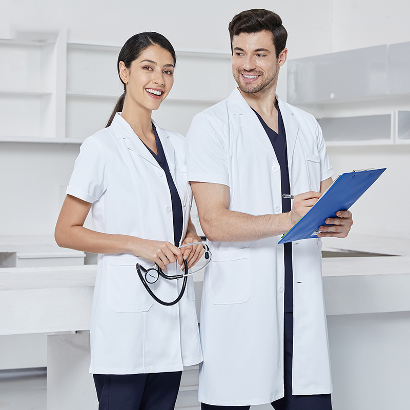 パフォーマンス実験室コート,女性または男性用の静かな室内必需 - Medical Lab Coat のレビューと価格
