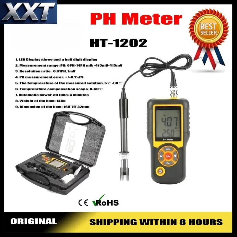 XXTデジタルpHメーター スマートセンサー搭載 高精度水質 - Ph Meter のレビューと価格