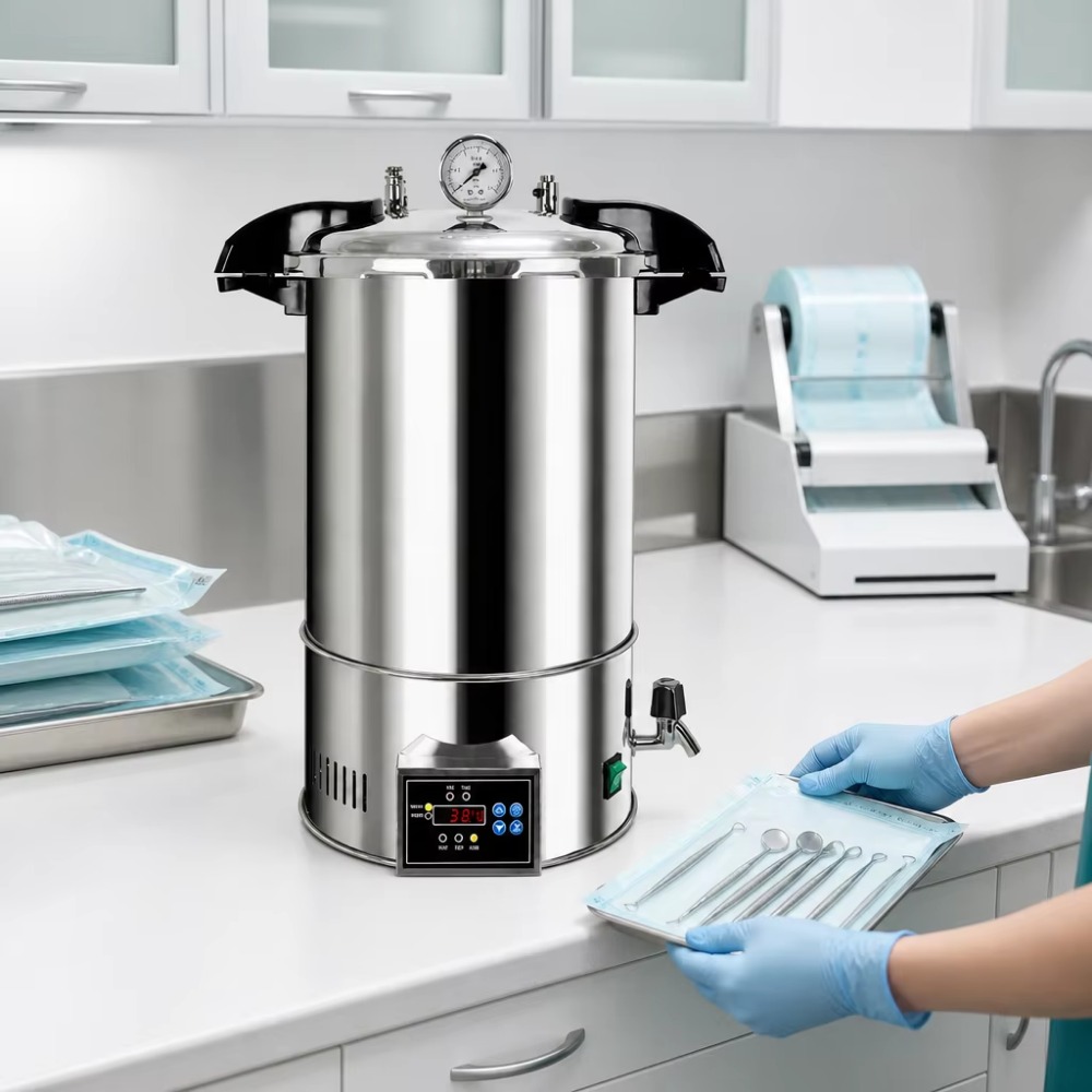 24Lデジタルオートクレーブ蒸気滅菌器、クイックオープン型、 - Medical Laboratory のレビューと価格